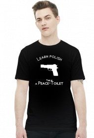Learn Polish - Pistolet (t-shirt) jasna grafika