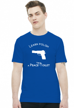 Learn Polish - Pistolet (t-shirt) jasna grafika
