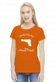 Learn Polish - Pistolet (bluzka damska) jasna grafika