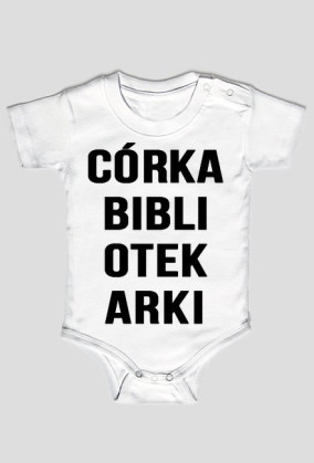 Córka bibliotekarki - body - różne kolory