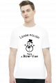 Learn Polish - Bałwan (t-shirt) ciemna grafika