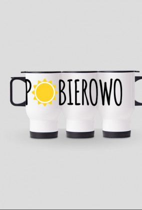 Pobierowo (kubek termiczny z uchem) panorama