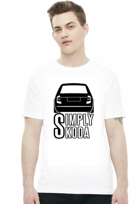 Simply Skoda (t-shirt) ciemna grafika
