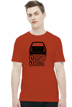 Simply Skoda (t-shirt) ciemna grafika