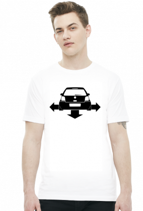 VW Polo Low Wide (t-shirt) ciemna grafika