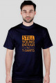 STILL YOUNG ENOUGH FOR T-SHIRTS - GRANATOWA I NIEBIESKA KOSZULKA