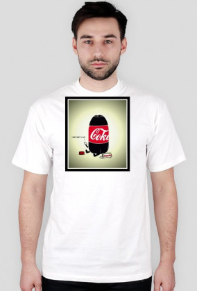 Cola + Mentos T-shirt Męski
