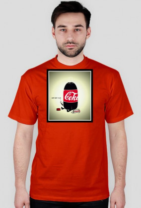 Cola + Mentos T-shirt Męski