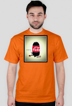 Cola + Mentos T-shirt Męski