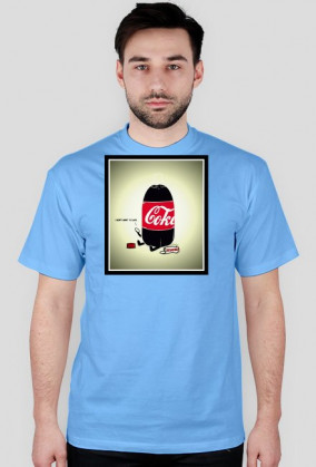Cola + Mentos T-shirt Męski