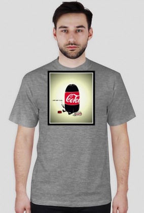 Cola + Mentos T-shirt Męski