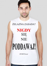 T-shirt bez rękawów ŻELAZNA ZASADA