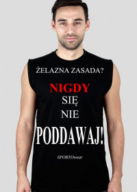 T-shirt bez rękawów ŻELAZNA ZASADA