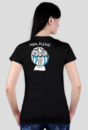 Koszulka dla dziewczyn MOM, Please