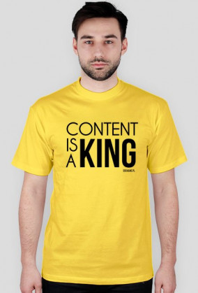 content t-shirt męski