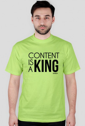 content t-shirt męski