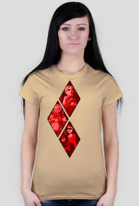 Harley Quinn - Diamonds - koszulka damska