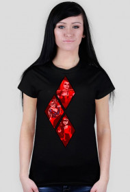 Harley Quinn - Diamonds (V2) - koszulka damska