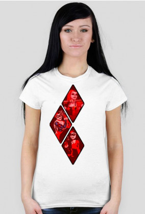 Harley Quinn - Diamonds (V2) - koszulka damska