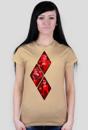 Harley Quinn - Diamonds (V2) - koszulka damska