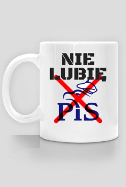 Kubek Nie lubię PiS 2.0