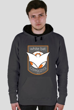 Bluza z kapturem White Bat