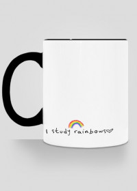 Kubek "I study rainbows (Harry Styles)"