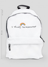 Plecak "I study rainbows (Harry Styles)"