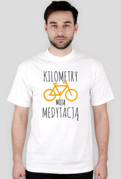 Koszulka męska - Kilometry moją medytacją