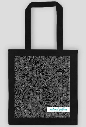 scribbles black BAG