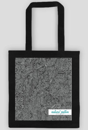 scribbles grey BAG