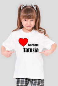 dziewczęca koszulka tshirt dla taty