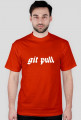 T-shirt GIT PULL modern lowercase