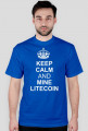 keep calm and mine litecoin (niebieska)