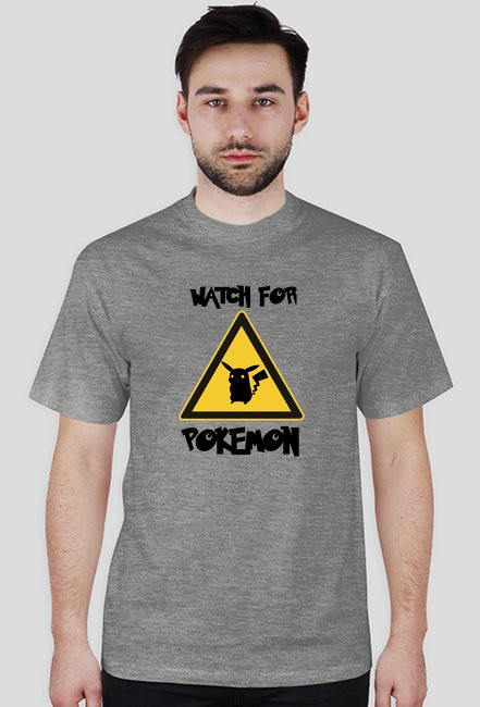 Koszulka męska Watch for Pokemon