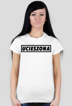 Ucieszona koszulka damska BIAŁA