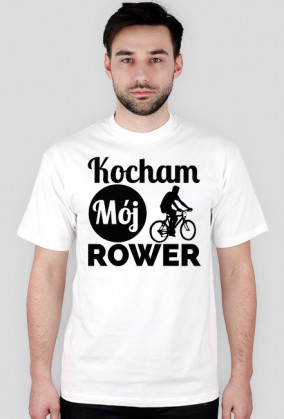 Koszulka męska - Kocham Rower