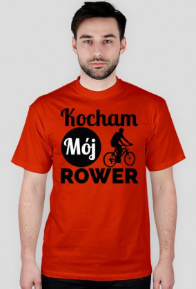 Koszulka męska - Kocham Rower