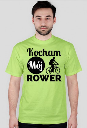 Koszulka męska - Kocham Rower