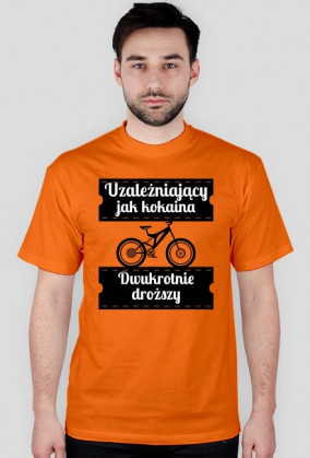 Koszulka męska - Rower Uzależnia