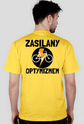 Koszulka męska - Zasilany Optymizmem