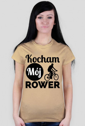 Koszulka damska - Kocham Rower