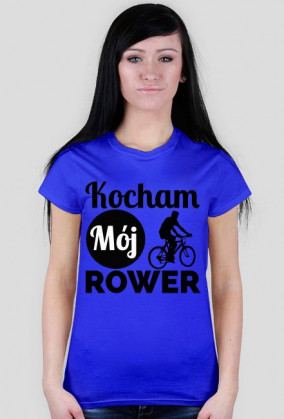 Koszulka damska - Kocham Rower