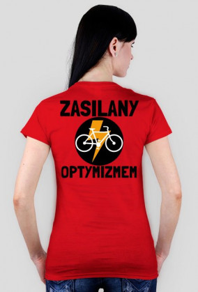 Koszulka damska - Zasilany Optymizmem