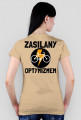 Koszulka damska - Zasilany Optymizmem