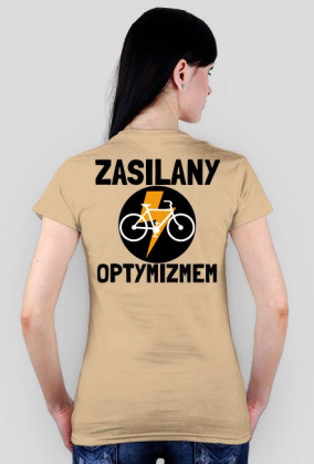 Koszulka damska - Zasilany Optymizmem