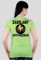Koszulka damska - Zasilany Optymizmem