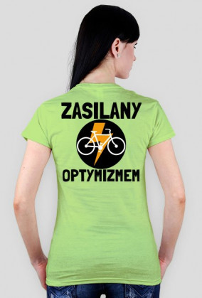 Koszulka damska - Zasilany Optymizmem