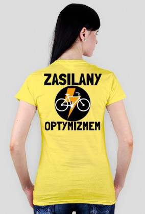 Koszulka damska - Zasilany Optymizmem