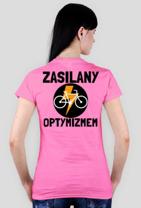 Koszulka damska - Zasilany Optymizmem